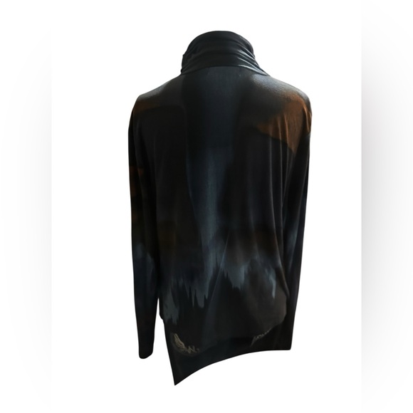 Michael Stars Clara Turtle neck long sleeve blouse size XL - Picture 7 of 7